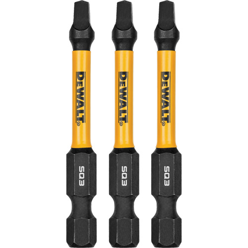 Forets pour tournevis &agrave; chocs FLEXTORQ 3 mcx, Carr&eacute;e, #3, Prise 1/4" Trail Hammer and Bolt