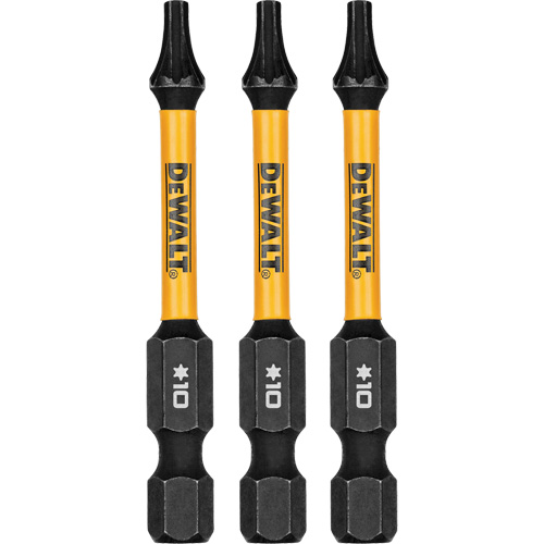 Forets pour tournevis &agrave; chocs FLEXTORQ 3 mcx, Torx, T-10, Prise 1/4" Trail Hammer and Bolt