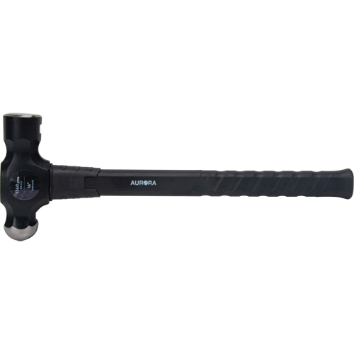 Ball Pein Hammer, 48 oz. Head Weight, Plain Face, Fibreglass Handle Trail Hammer and Bolt