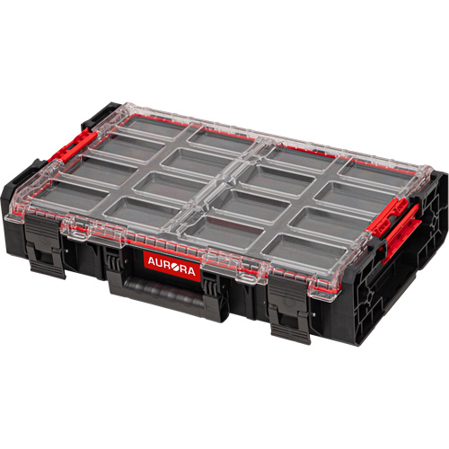 Organisateur tr&egrave;s grand avec cloisons en mousse &agrave; plusieurs couches Arx, 23" x 15-1/5" x 5", Noir Trail Hammer and Bolt