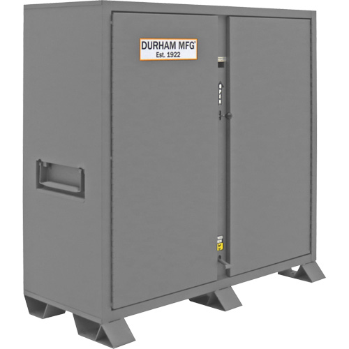 Armoire de rangement pour le chantier, Acier, 47,5 pi³, Gris Trail Hammer and Bolt