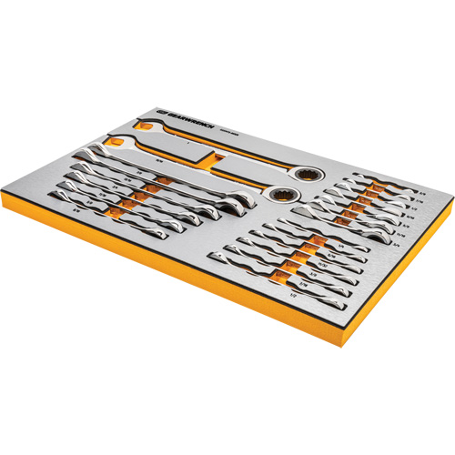 Jeu d'outils pour maître m&eacute;canicien MEGAMOD dans des plateaux en mousse modulaire de premi&egrave;re qualit&eacute; avec rangement d'outils, 1024 morceaux Trail Hammer and Bolt