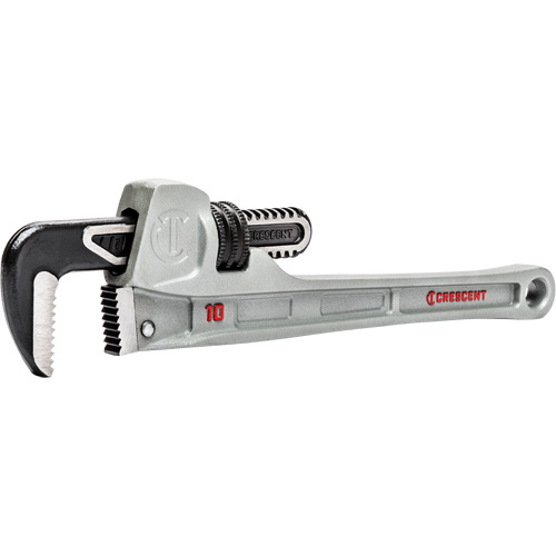Cl&eacute; pour tuyau &agrave; m&acirc;choires &eacute;troite, Cap des m&acirc;choires 1-9/10", Longueur 10", Fini Rev&ecirc;tement en poudre, Prise Aucune Trail Hammer and Bolt