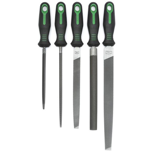 Jeu anniversaire de limes avec manches ergonomiques, 5 pi&egrave;ces Trail Hammer and Bolt