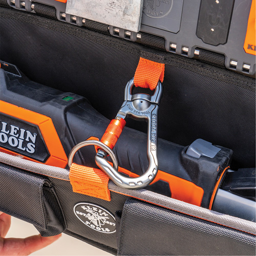 Module pour grande poche avec crochet en S Bucket Work Centre, Nylon, 3 pochettes, Noir/Orange Trail Hammer and Bolt