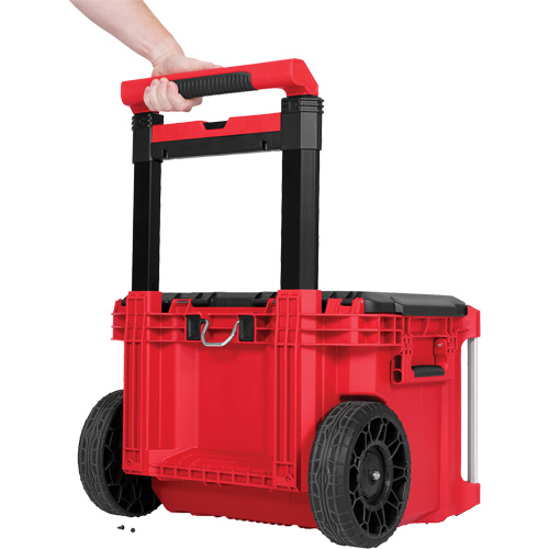 Boîte &agrave; outils sur roues PACKOUT, 18" x 22" x 19-1/2", Noir/Rouge Trail Hammer and Bolt