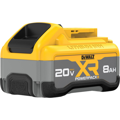 MAX* XR POWERPACK Battery, Lithium-Ion, 20 V, 8 Ah Trail Hammer and Bolt