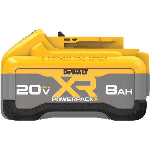 MAX* XR POWERPACK Battery, Lithium-Ion, 20 V, 8 Ah Trail Hammer and Bolt