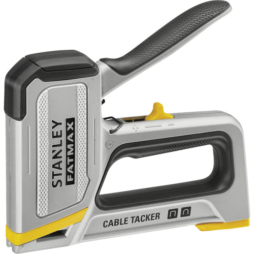 Agrafeuse pour c&acirc;ble 2-en-1 FATMAX , Agrafes 8 mm/10 mm/11 mm/12 mm/14 mm Trail Hammer and Bolt