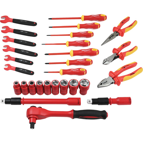 Jeu d'outils isol&eacute;s, 1000 V, 28 M Trail Hammer and Bolt