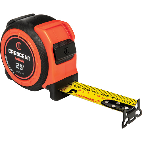 Ruban &agrave; mesurer CONTROLTOUCH, 1-3/16" x 25', Marques de goujon SAE Trail Hammer and Bolt