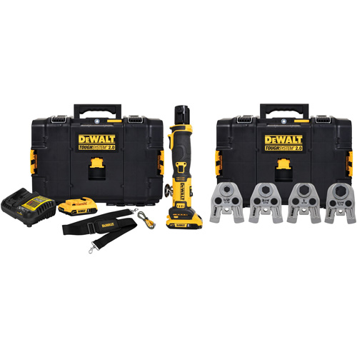 Ensemble d'outils pour outil de presse compacte avec m&acirc;choires CTS, 1/2" - 1-1/4", Motoris&eacute; Trail Hammer and Bolt