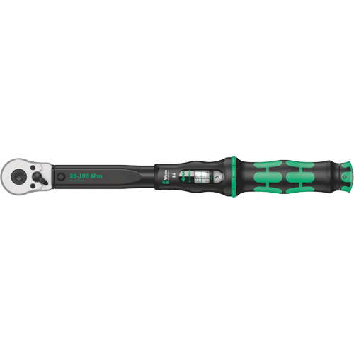Cl&eacute; dynamom&eacute;trique Click-Torque B2 avec cliquet r&eacute;versible, &agrave; cliquer, Entraînement 3/8" carr&eacute;, 20 - 100 Nm Trail Hammer and Bolt