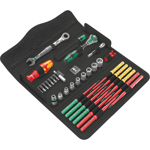 Kraftform Kompakt W Imperial 1 Maintenance Tool Kit, 35 Pcs, 1/4" Drive Size Trail Hammer and Bolt