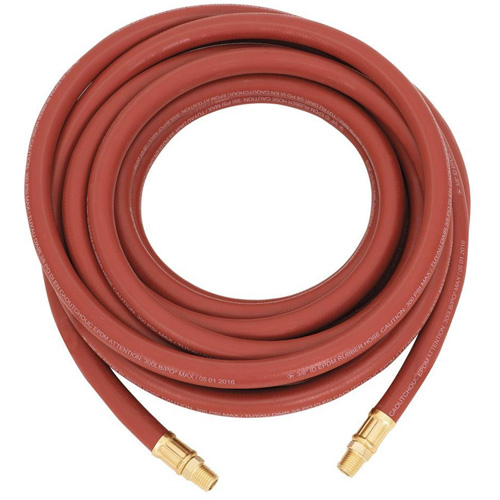 Tuyau AH3850RB, Air, Caoutchouc, 3/8" dia. x 50', 300 psi, 1/4 NPT Trail Hammer and Bolt