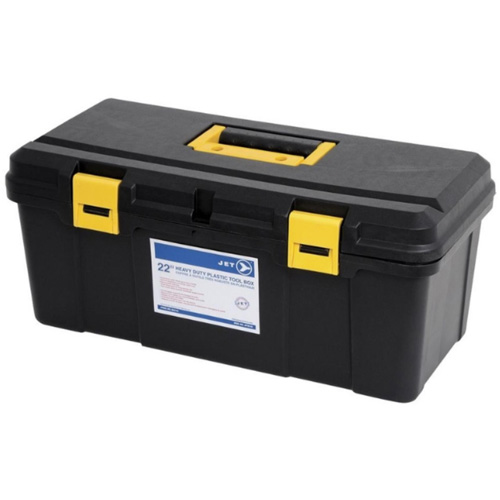 Coffre &agrave; outils portatif en plastique JPTB-22, 22" la x 10-1/4" p x 9-1/2" h, Noir Trail Hammer and Bolt