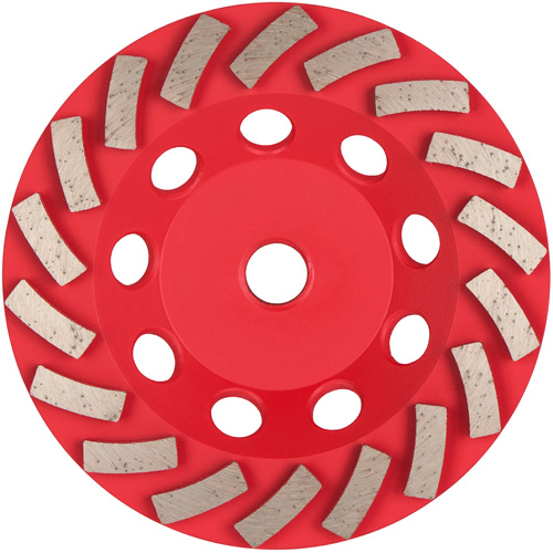 Meule boisseau diamant&eacute;e &agrave; 18 segments Turbo DIAMOND MAX Trail Hammer and Bolt