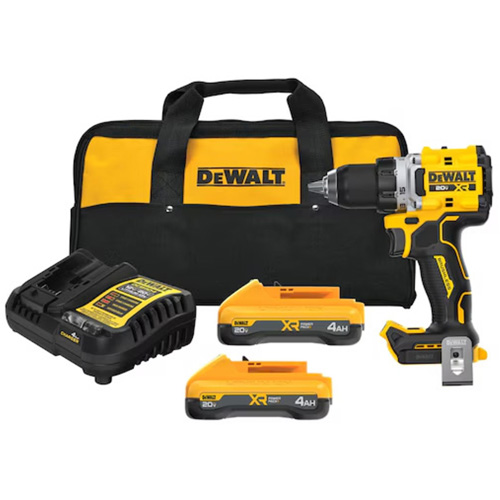 MAX* XR&reg; Brushless Cordless Drill/Driver Kit, Lithium-Ion, 20 V, 1/2" Chuck Trail Hammer and Bolt