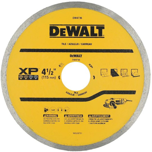 XP Tile Diamond Blade for Angle Grinders Trail Hammer and Bolt