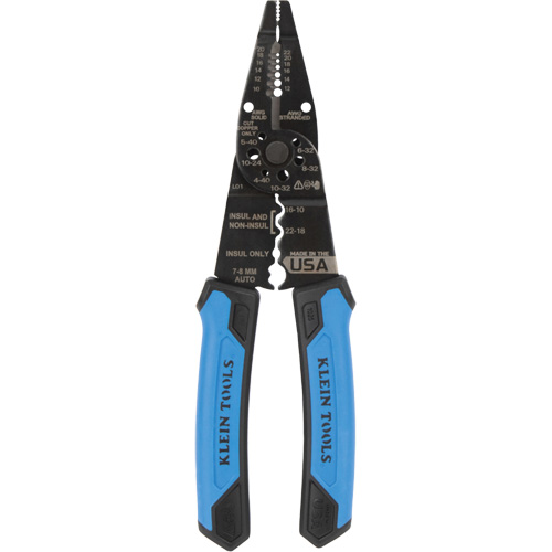 Pince &agrave; d&eacute;nuder polyvalente &agrave; bec long, 8-1/4" lo, 10 - 20/12 - 22 AWG Trail Hammer and Bolt