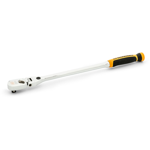 Cl&eacute; &agrave; cliquet &agrave; t&ecirc;te flexible verrouillable 120XP avec poign&eacute;e double mat&eacute;riau Trail Hammer and Bolt