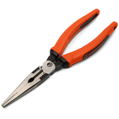 Z2 Long Nose Plier with Dual Material Grip Rawhide Handle, 8" L Trail Hammer and Bolt