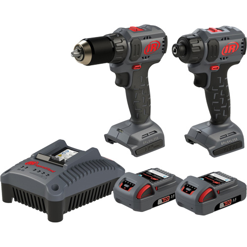 Ensemble d'outils compacts sans fil perceuse & tournevis, Lithium-ion, 20 V Trail Hammer and Bolt