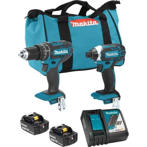 Ensemble visseuse &agrave; chocs et perceuse-visseuse &agrave; chocs sans fil LXT, Lithium-ion, 18 V Trail Hammer and Bolt
