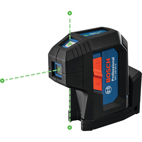 Laser dalignement autonivelant &agrave; faisceau vert &agrave; trois points Trail Hammer and Bolt