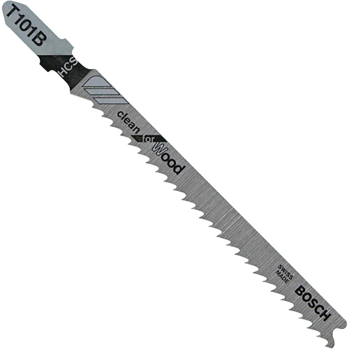 Lames de scie sauteuse, Acier au carbone, Tige en T, 4" lo, 10 dents par pouce Trail Hammer and Bolt