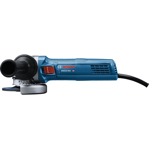 Ergonomic Angle Grinder, 4-1/2", 120 V, 10 A, 11000 RPM Trail Hammer and Bolt