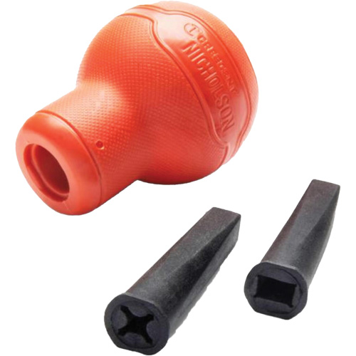 Manche de lime rond court avec inserts Trail Hammer and Bolt
