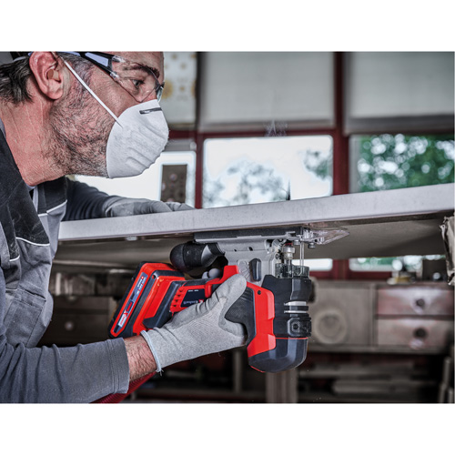 Scie sauteuse professionnelle &agrave; vitesse variable avec poign&eacute;e champignon sans fil (outil seulement), 18 V, Lithium-ion, 0-3500 coups/min, 1-1/32" Longueur de la course Trail Hammer and Bolt