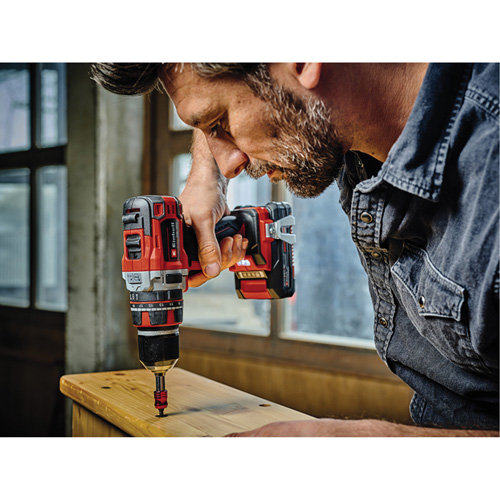 Ensemble perceuse &agrave; percussion professionnelle sans fil, Mandrin 1/2", 18 V Trail Hammer and Bolt