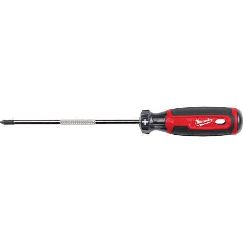 Phillips Screwdriver, #2, 10-3/5" L, Cushion Grip Handle Trail Hammer and Bolt