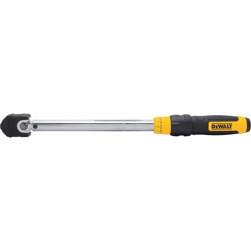Cl&eacute; dynamom&eacute;trique &agrave; microm&egrave;tre, &agrave; cliquer, Entraînement 3/8" carr&eacute;, 20 - 100 lb-pi/27,11-135. 58 N.m Trail Hammer and Bolt