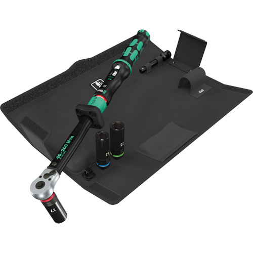 Ensemble cl&eacute; dynamom&eacute;trique Click-Torque Lock C 3 jeu 1 pour changement de roue, 6 Mcx, Prise de 1/2", Profond Trail Hammer and Bolt