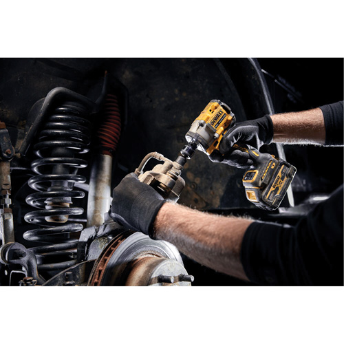 ATOMIC Cordless Impact Wrench with Detent Pin Anvil, 20 V, 1/2" Socket Trail Hammer and Bolt