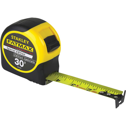 FATMAX&reg; Special Edition Tape Measure, 1-1/4" x 30', Imperial Graduations Trail Hammer and Bolt