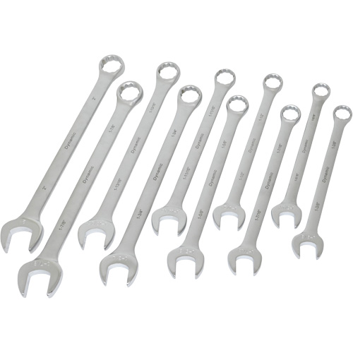 Jeu de cl&eacute;s SAE s&eacute;rie entrepreneur, Combinaison, 10 morceaux, Imp&eacute;rial Trail Hammer and Bolt