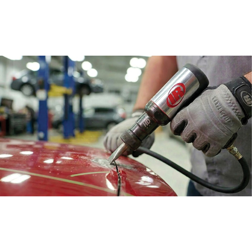 Heavy-Duty Air Hammer with Chisels, 21.8 CFM, 1/4" NPT, 2600 BPM, 3/4" x 3-3/4" (0.0mm x 0.0mm) Trail Hammer and Bolt