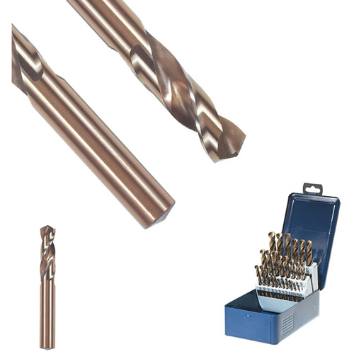 SST+ Wire Gauge Sized Drill Bit, #1, High Speed Steel, 1-1/8" Flute, 135° Point Trail Hammer and Bolt
