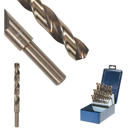 SST+ Reduced Shank Drill Bit, 7/16", High Speed Steel, 3-11/16" Flute, 135° Point Trail Hammer and Bolt