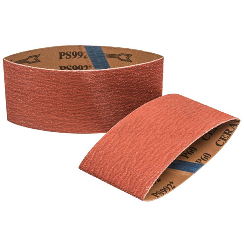 COOLCUT XX Cloth Drum Belt, 3-1/2" W x 15-1/2" L, Zirconium, 60 Grit Trail Hammer and Bolt