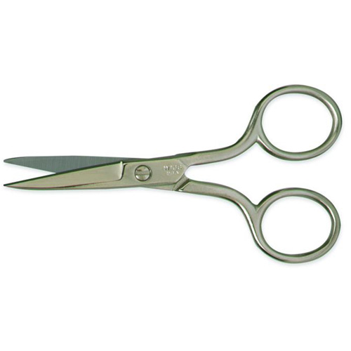 Embroidery & Sewing Scissors, 1-1/4", Rings Handle Trail Hammer and Bolt