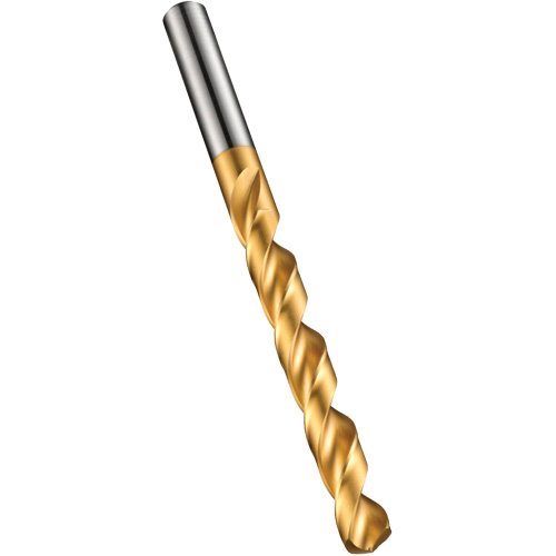 Jobber Drill Bit, High Speed Steel, 1/4", 101 mm L, 63 mm Flute, 130° Point Angle Trail Hammer and Bolt