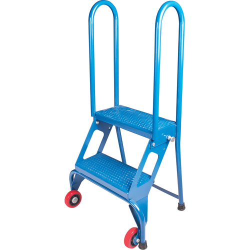 &eacute;chelle pliante portative, 2 marches, Perfor&eacute;, Hauteur 20" Trail Hammer and Bolt