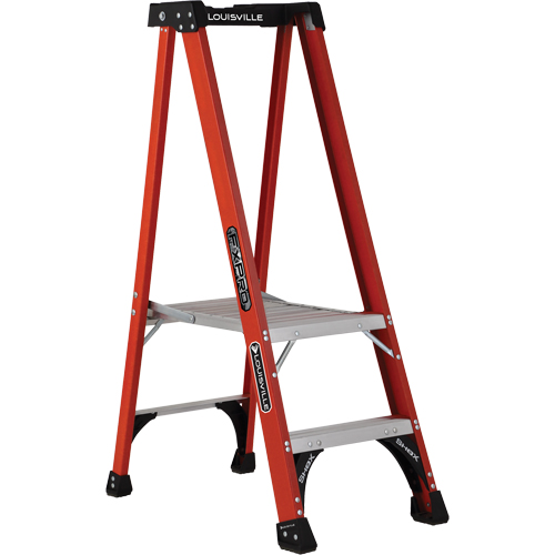 Escabeaux industriels extra robustes Pro Platform (s&eacute;rie FXP1800), 2', Cap. De 375 lb Trail Hammer and Bolt