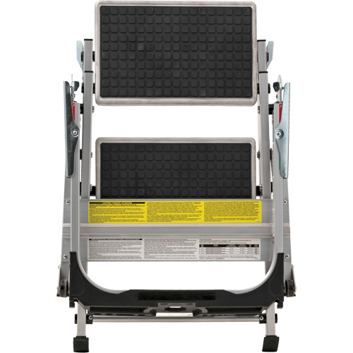 &eacute;chelle escabeau avec roues pivotantes, 2 marches, 23" x 21" x Hauteur 34,50" Trail Hammer and Bolt
