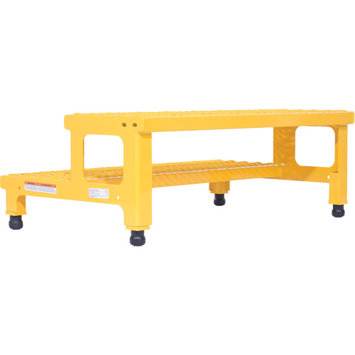 Plate-forme ajustable Step-Mate, 2 marche(s), 36-3/16" la x 22-7/8" lo x 15-1/4" h, Capacit&eacute; 500 lb Trail Hammer and Bolt